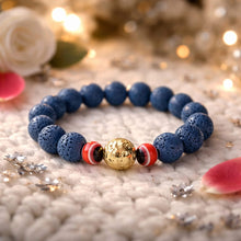 Load image into Gallery viewer, Crystal/ lava /evil eye Stretch Beads Bracelet Unisex
