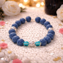 Load image into Gallery viewer, Crystal/ lava /evil eye Stretch Beads Bracelet Unisex
