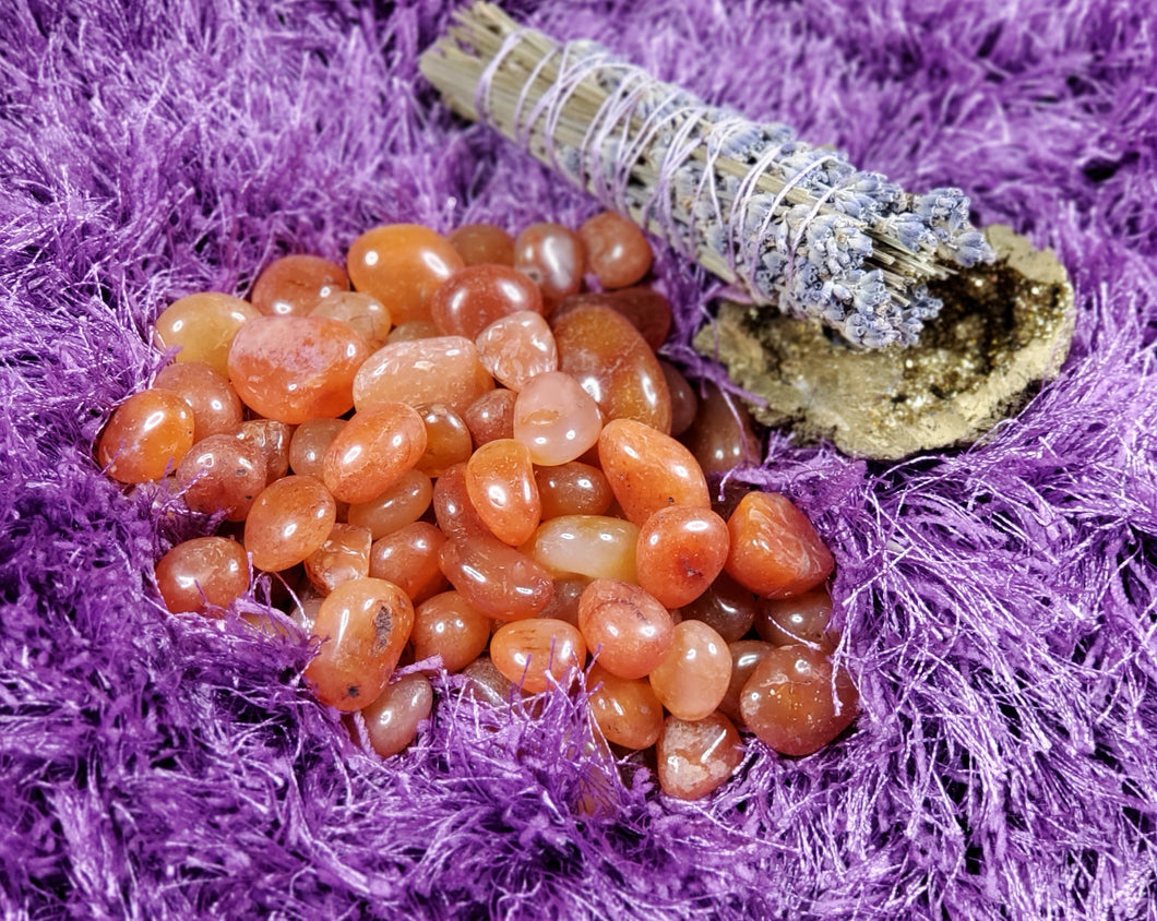 Carnelian Healing Crystals (CHARGED) - Aura Boutiqk