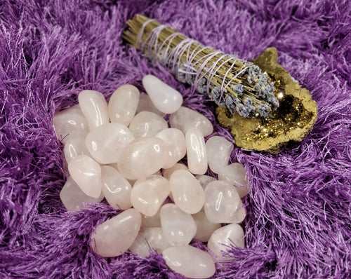 Rose Quartz Crystals (CHARGED) - Aura Boutiqk